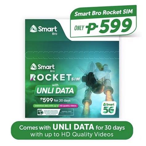 smart bro rocket sim|Unleash 30 days of Unli Data with the new Smart Bro Rocket SIM.